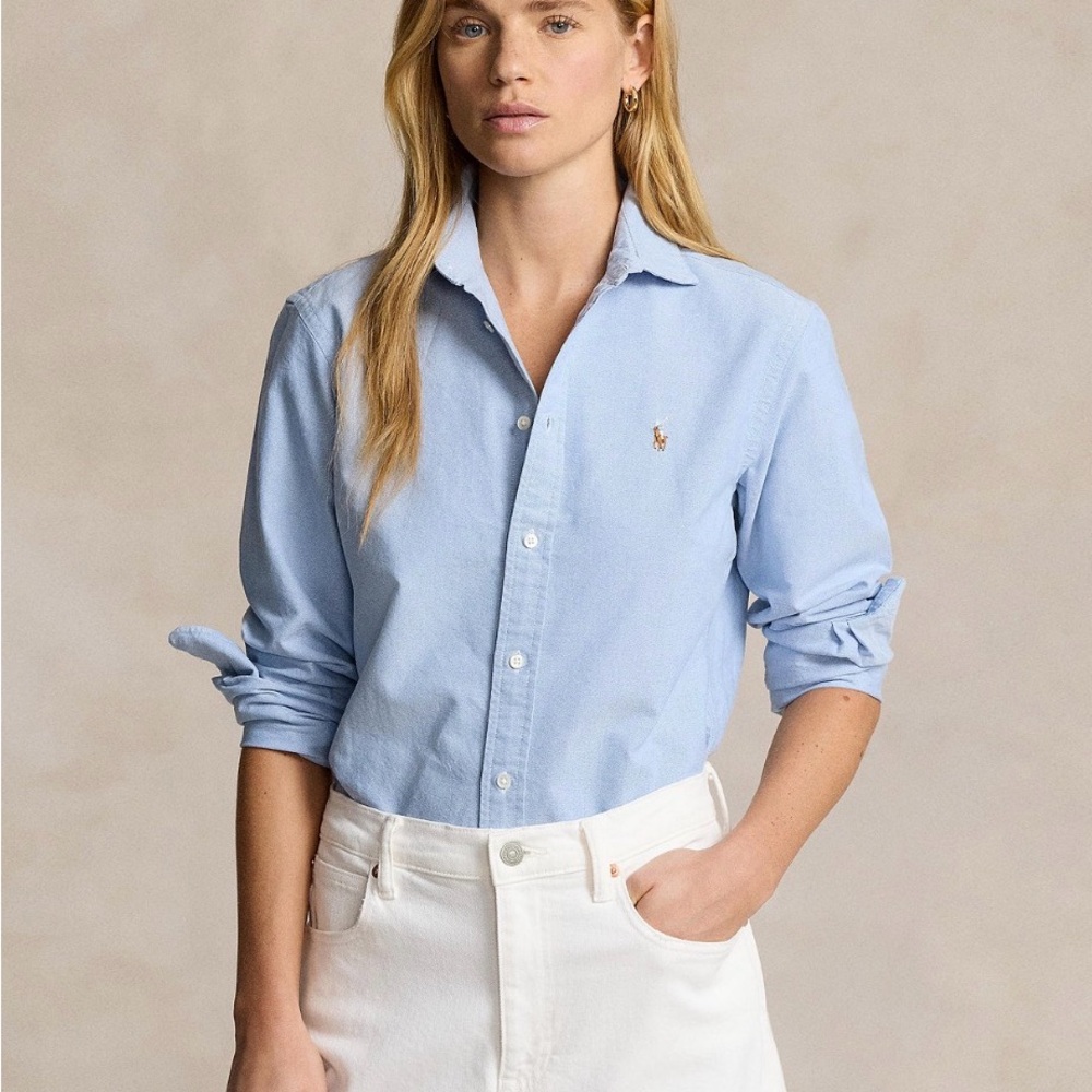 Ralph Lauren Light Blue Button-Down Oxford Shirt